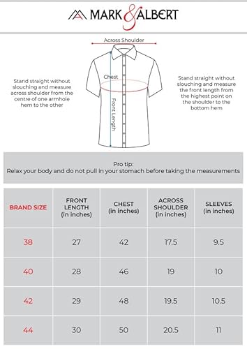 MARK & ALBERT Men's Half Sleeve Printed Linen Slim Fit Shirt Olive