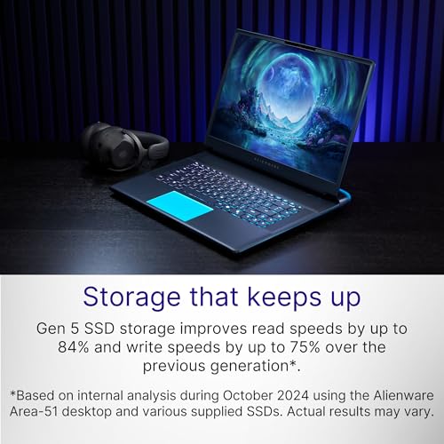 Alienware 16 Area-51, Intel Core Ultra 9-275HX, RTX 5090-24GB, 64GB DDR5, 2TB SSD, WQXGA, 16.0"/40.64cm, 240Hz, Win 11, MSO 2024, Liquid Teal, 3.4kg, AI Enabled, 500 nits, AI PC