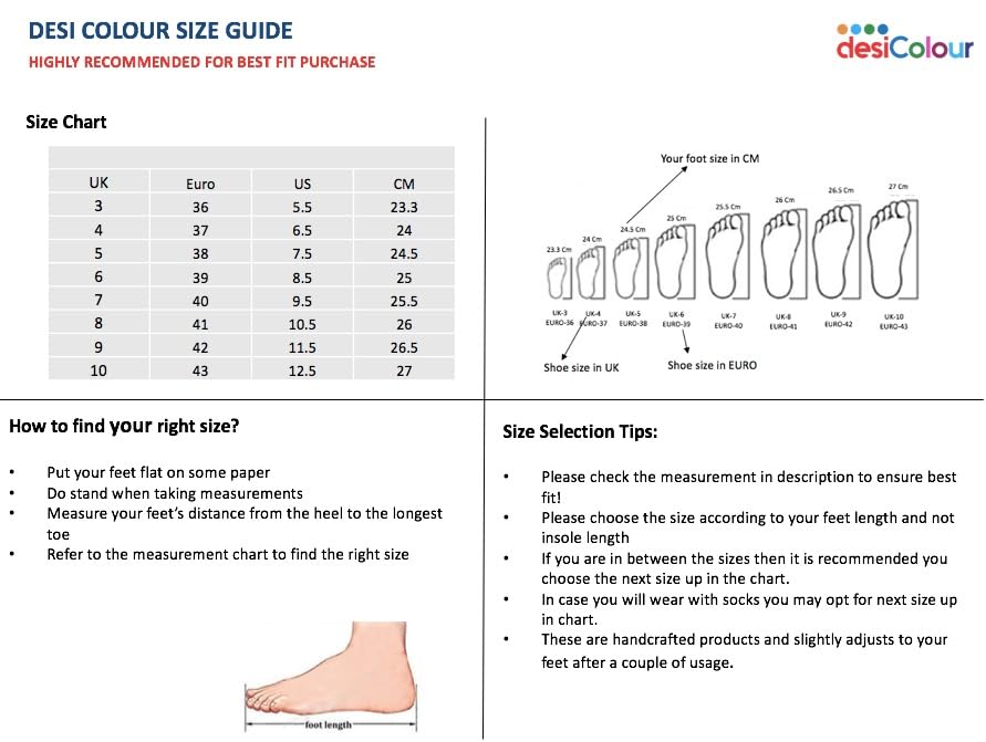 DESI COLOUR Flat Footwear/Mojari/Punjabi Jutti/Bellies for Women - Red Embroidered Gungroo (7)