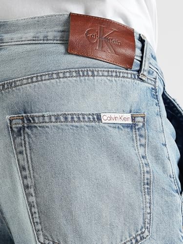 Medium-Wash Straight Fit Mid Rise Jeans