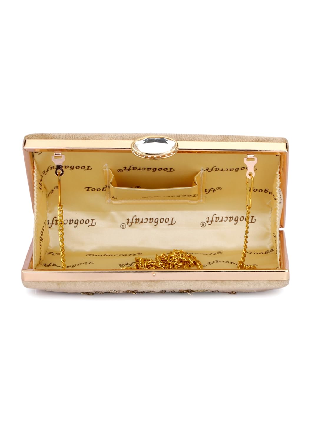 TOOBA Girl's Clutch (Gold Embroidered)