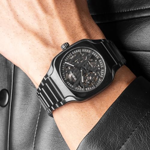 D1 Milano Soot Depth Square Bracelet 37 mm