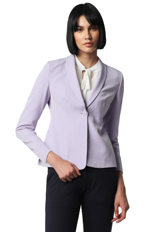 Van Heusen Women's Fashion Formal Blazer VWBZFRGF256086_Purple