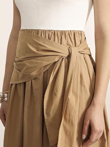 Kazo Countryside Midi Dress (Tan M)