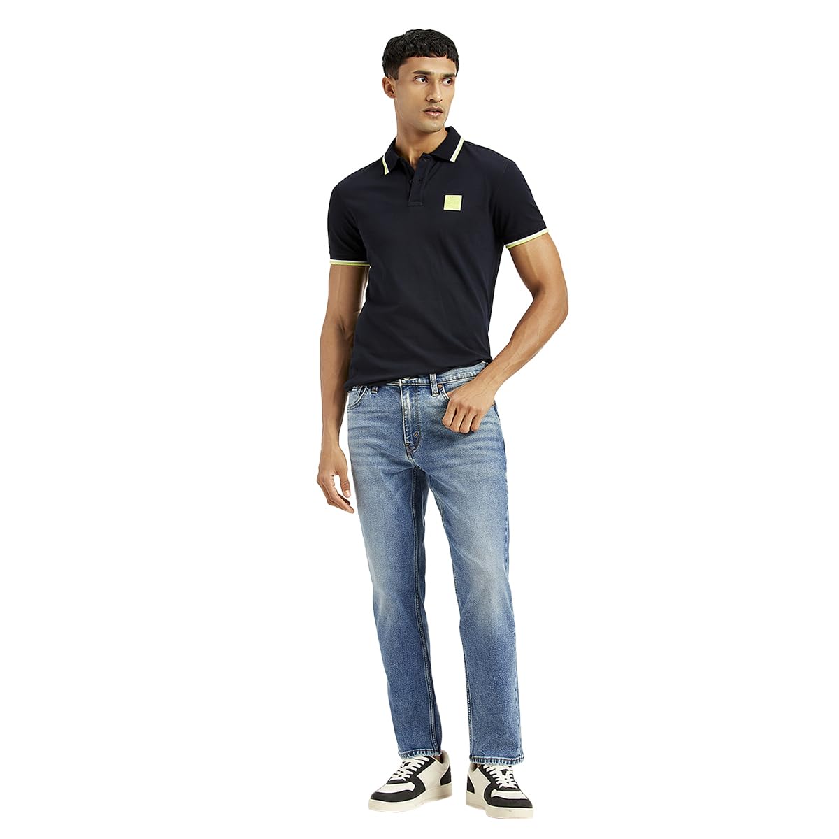 Levi's Men's Regular Mid Rise Jeans (A6635-0025_Blue