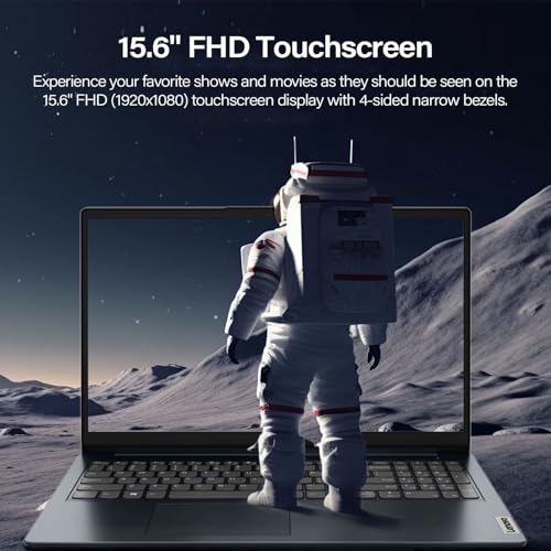 Lenovo IdeaPad 1 Touchscreen Laptop, 15.6" FHD(1920 * 1080), Intel Core i5-1335U, 8GB RAM, 512GB SSD, HDMI, SD Card Reader, Webcam, Wi-Fi 6, Win 11 Home, Abyss Blue, Bundle with ML101 Wireless Mouse