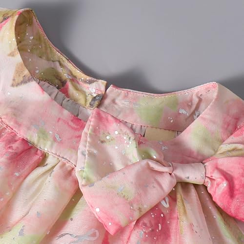Hopscotch Girls Sleeveless Pink 2-Pc Floral Blouse & Shorts (4-5 Years)