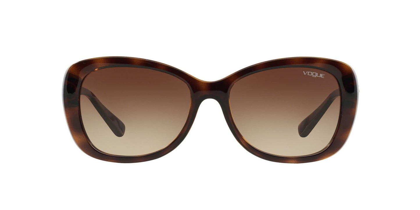 Vogue Eyewear Women Gradient Brown Lens Butterfly Sunglasses - 0VO2943SBW6561355