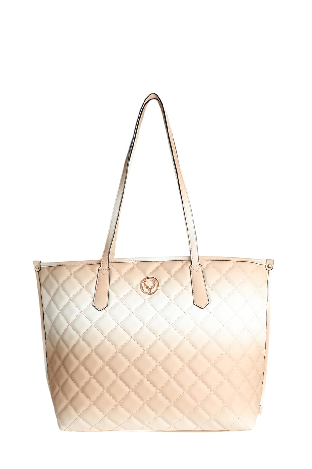 Women Beige Casual Tote Bag