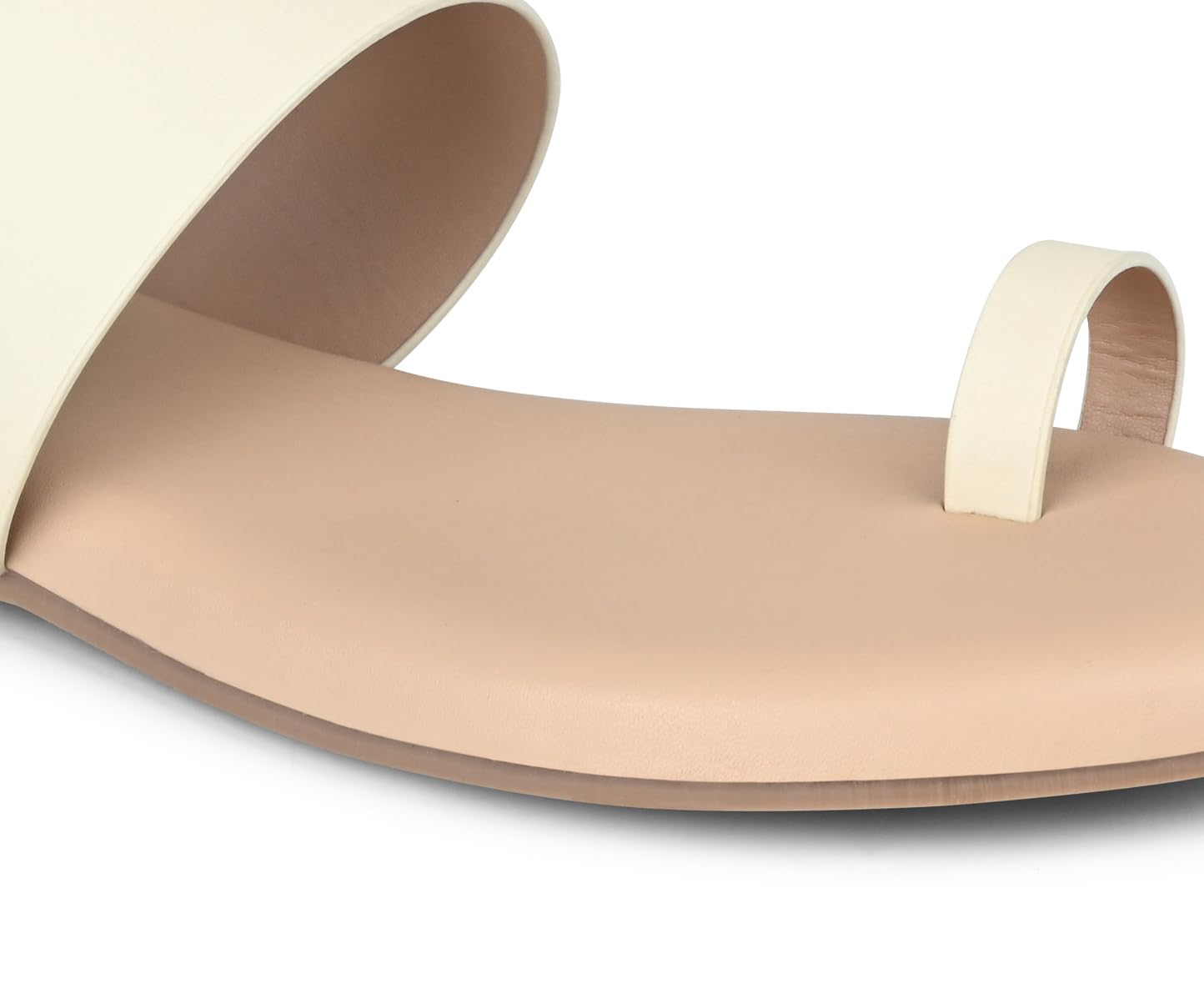 LOUIS STITCH Women’s Slip-On One Toe Flat Sandals | Comfortable Flats | LSOF-FI03-TI |