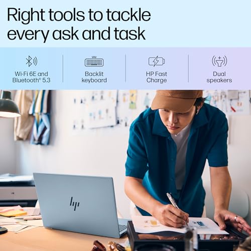 HP Pavilion Plus AI Laptop, Intel Core Ultra 5 125H, 10-12 Tops, 16GB LPDDR5x, 512GB SSD, 14-inch(35.6cm) 300 nits, WQXG Care Pack 2 Years Additional Warranty with Onsite Support