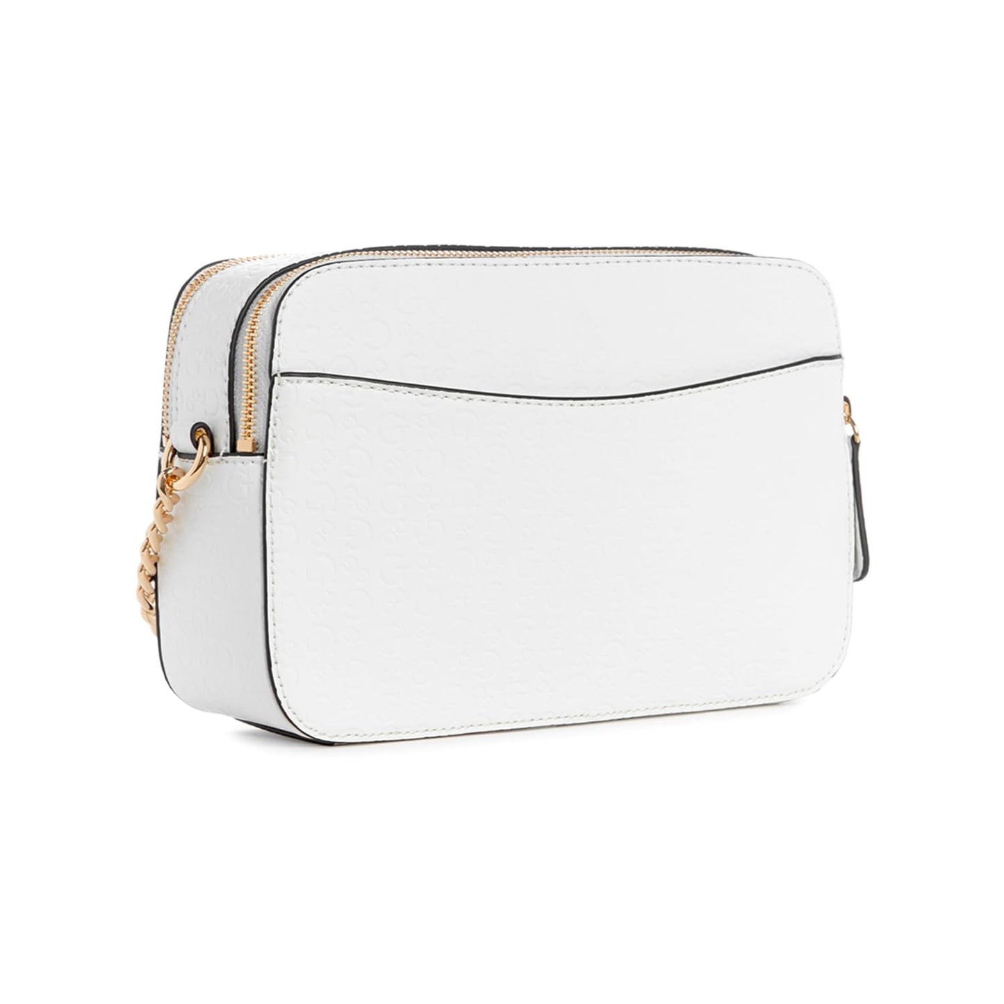 GUESS Women's White Textured Crossbody| Ladies Purse Handbags | Gift For Ladies