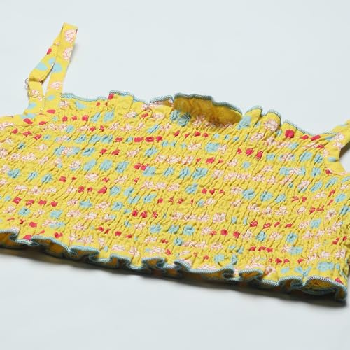 BIBA GIRL PRINTED RELAXED KID(KW4503_YELLOW_3)