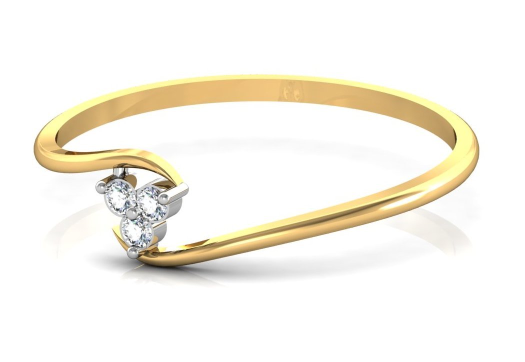 Avsar Women 14k (585) Yellow Gold Ring, 12