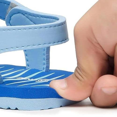 ONYC Premium Shark Designed Artistic Sandals for Kids- RoyalBlue (Unisex)