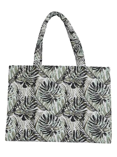 MINI WESST Multi Casual Fabric Graphic Tote Bag (Multi-Color_MWTB128PR)