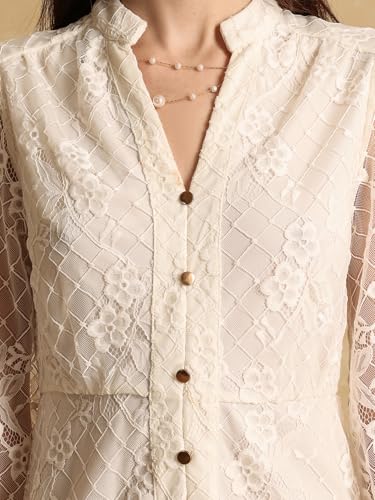 Kazo Chase Mini Dress for Women Beige