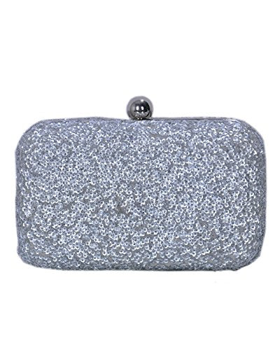 DUCHESS Women Silver Box Clutch