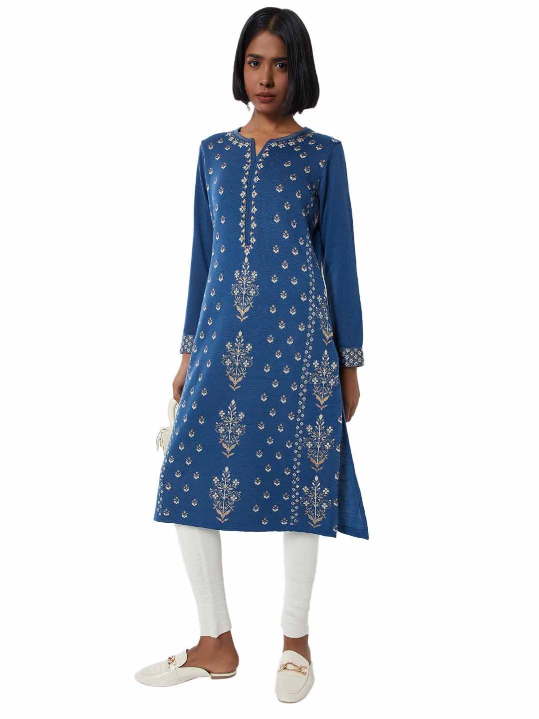 Max Women's Acrylic Regular Kurta