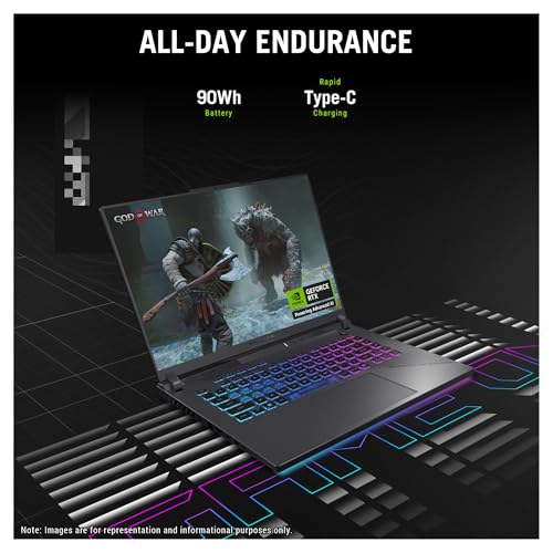 ASUS ROG Strix G16 Gaming Laptop, AMD Ryzen 9-8940HX, 64 GB DDR5 RAM, 2 TB PCIe SSD, 16" WUXGA (1920x1200) 165Hz Display, Nvidia G-Force RTX 5070Ti, 4-Zone RGB Backlit Keyboard, W11 Pro, Eclipse Grey
