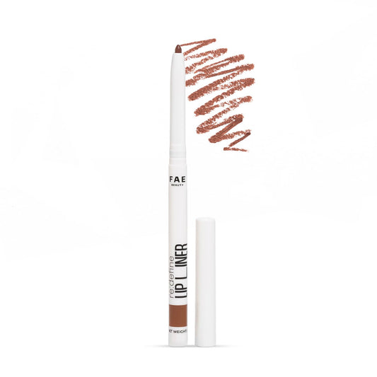 FAE Beauty Re:Define Lip Liner |Long-Lasting | Matte | Non-drying | Transferproof & Smudgeproof | Enriched with Vitamin E & Almond Oil | Shade - Bottomline