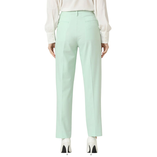 Van Heusen Women's Regular Fit Mid Rise Casual Straight Pants