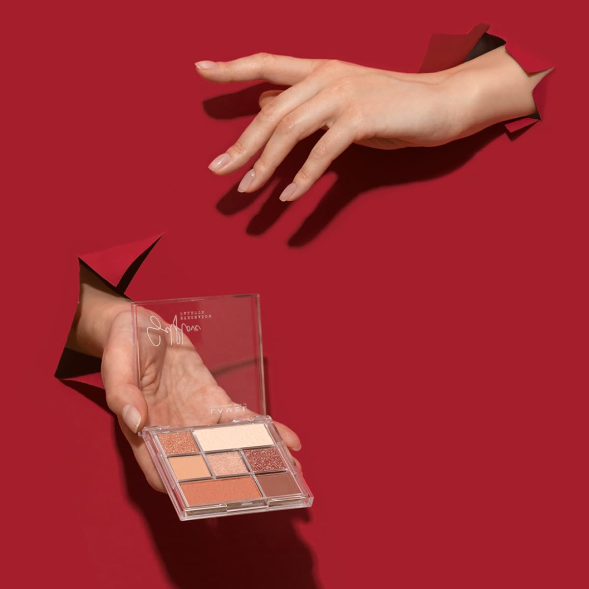 Lamel- SELFLOVE Eyeshadow Palette 401-Multi |Easily create beautiful looks |Soft, blendable texture |Matte, shiny, and pearlescent shades |No creasing or crumbling |8.5gm