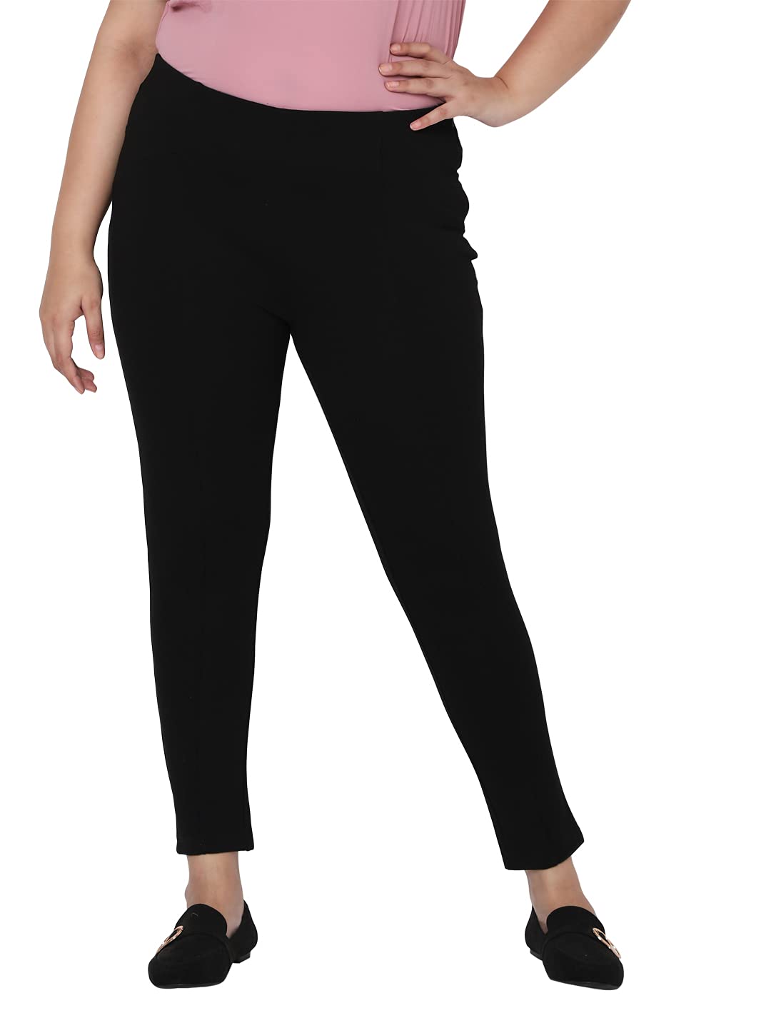 VERO MODA Women's Skinny Casual Pants (249365201_Black_S)
