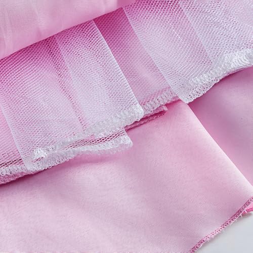 Hopscotch Girls Pink Sleeveless Floral Applique Sequin Gown for Age (2-3 Years)