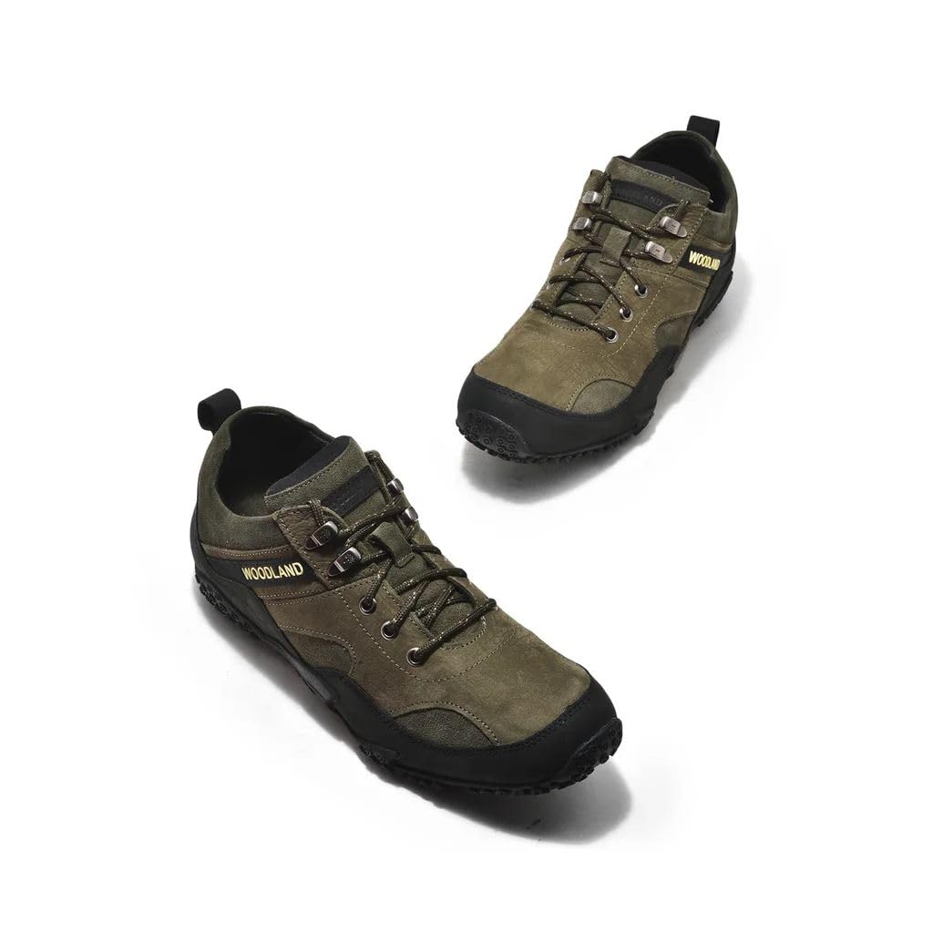 Woodland Men Olive Green Casual Shoes