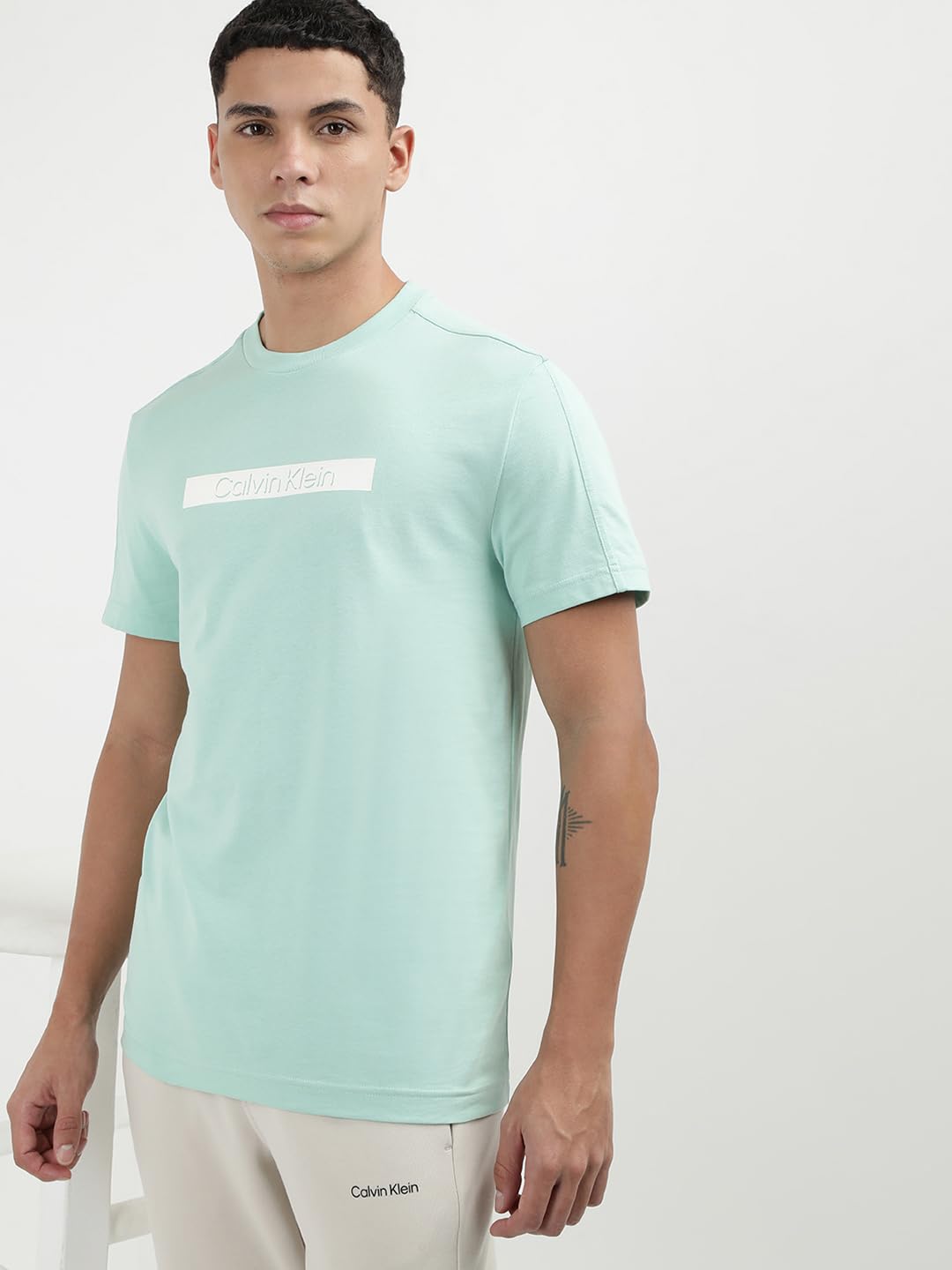 Calvin Klein Jeans Department2185 Regular Fit T Shirt (K10K113110LHH_Lichen XXL)