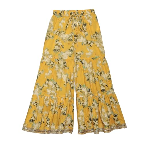 BIBA GIRL PRINTED RELAXED KID(KW5085_YELLOW_9)