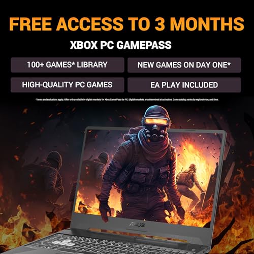 ASUS TUF A15 (2025), AMD Ryzen 7 7445HS,RTX 3050-4GB,75W TGP,16GB DDR5(Upgradeable Upto 64GB) 512GB SSD,FHD,15.6",144Hz,RGB Keyboard,Windows 11,Graphite Black,2.3 Kg FA506NCG-HN199W, Gaming Laptop
