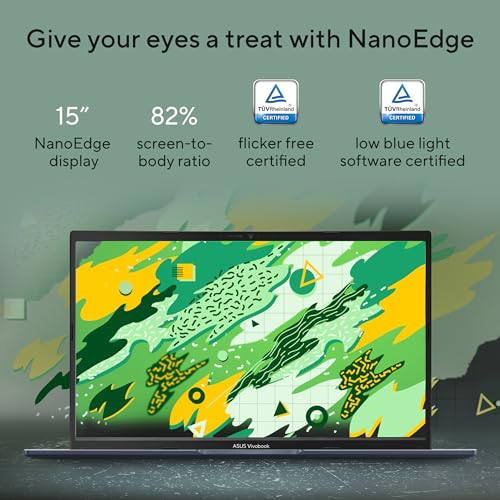 ASUS Vivobook 15 (2026),AMD Ryzen 5 150,Fingerprint Sensor,16GB RAM, 512GB SSD,FHD, 15.6", (39.6 cm),Windows 11,M365 Basic(1 Year)* Office 2024,Quiet Blue,1.70 kg,M1502NAQ-BQ118WS,Thin & Light Laptop