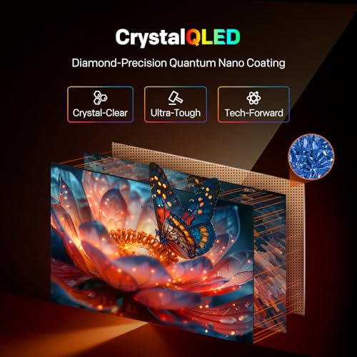 coocaa 138 cm (55 inch) Frameless QLED Ultra Smart Google TV 55Y74 Pro