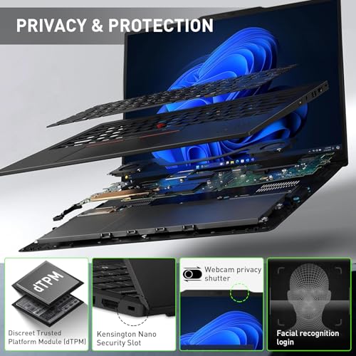 Lenovo ThinkPad X1 Carbon AI Ultra 7 255U Touscreen Business Laptop, 2TB+32