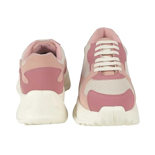 tresmode Sewd Pink Women's Sneakers in Size 6 UK / 39 EU