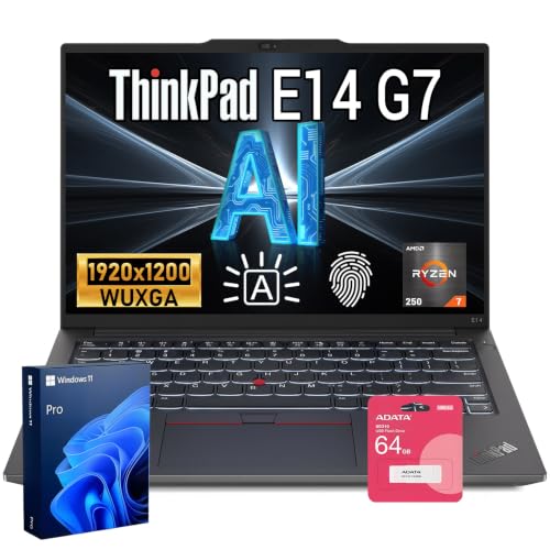Lenovo ThinkPad E14 Gen 7 14" FHD+, AMD Ryzen 7 250 Business Laptop