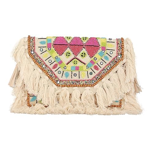 BAGUZZI Sling bag for women jute Cross body Ladies sling purse travel