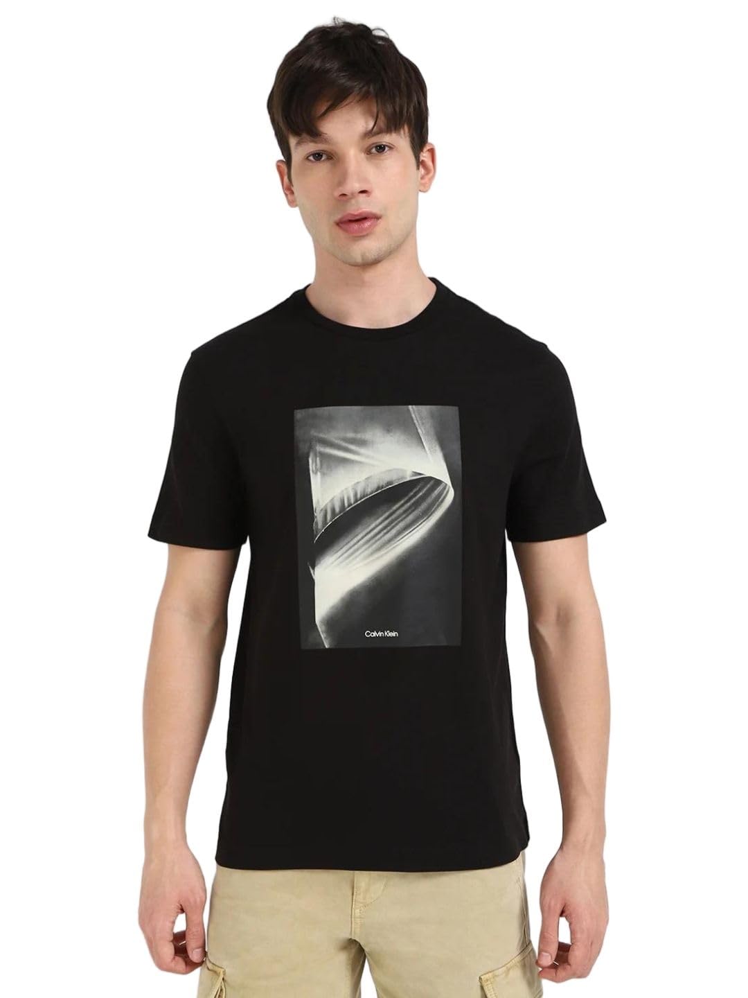 Calvin Klein Jeans Graphic Regular-Fit Cotton T-Shirt