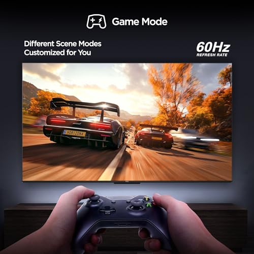 TCL 80 cms (32 inches) Smartchoice Full HD Smart QLED Google TV | Dolby Audio 24 watts | Ai Clarity | Metallic Bezel-Less | Multiple Viewing Mode | 32V5C