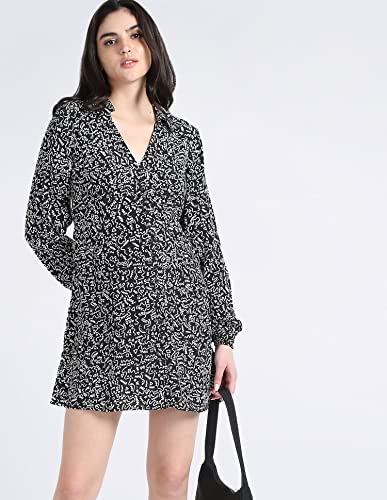 Tommy Hilfiger TJW AOP Mini Shirt Dress Black