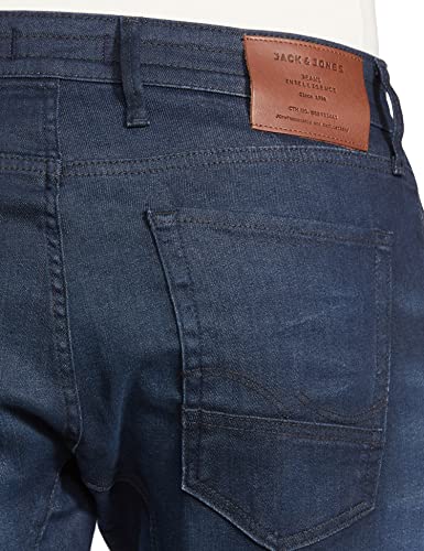 JACK & JONES Men's Regular Jeans (12207720-Dark Blue Denim_Dark 30)