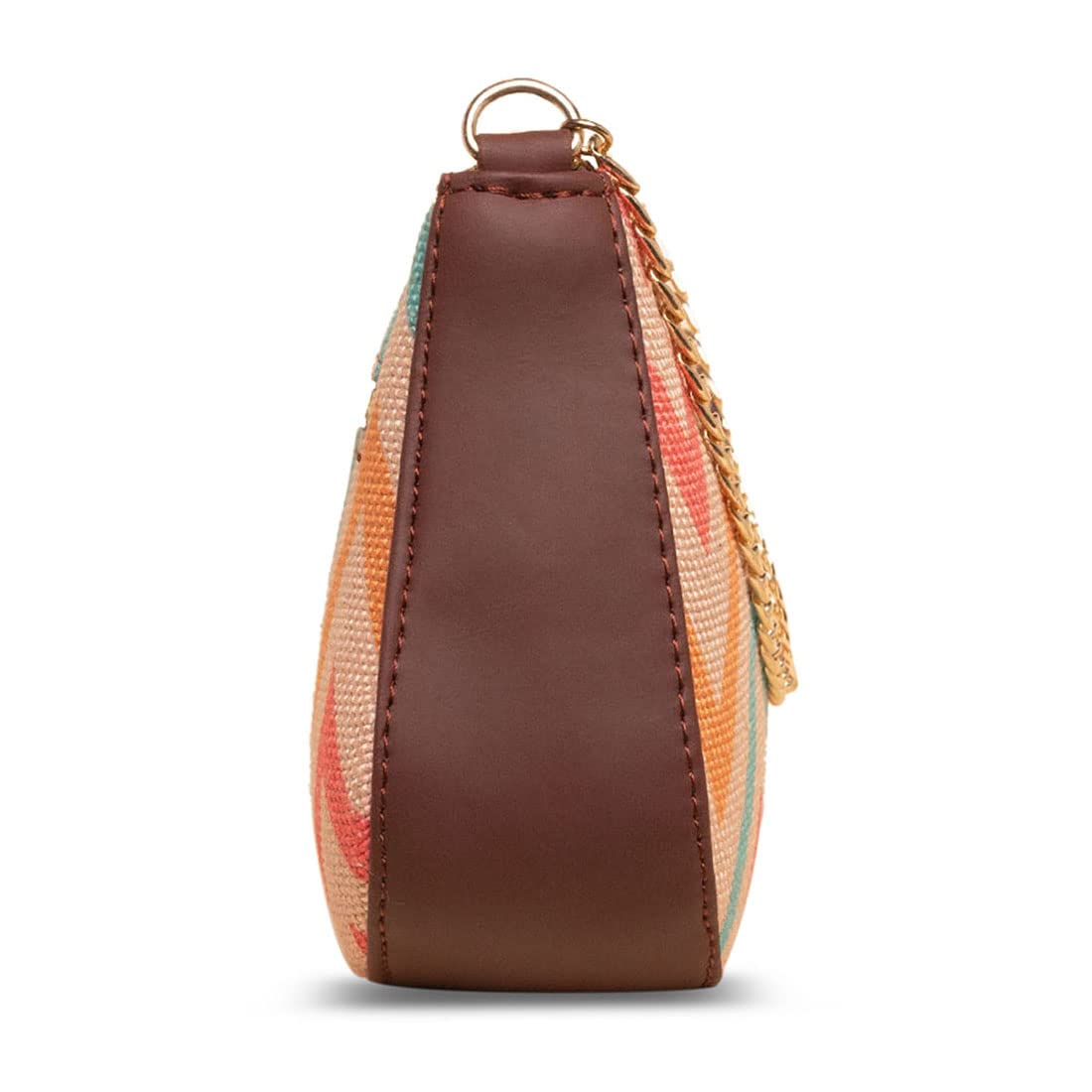 ZOUK Baguette Bag | Crossbody Bags for Women | Women's Handbags | Stylish Sling Bag for Woman | Vegan Leather Evening Bag | Travel & Office Use | Purse and Wallet | WavBeach Print