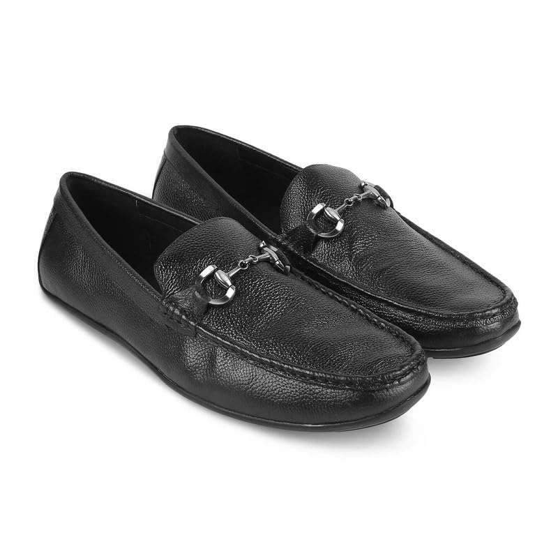 tresmode 240-ROSEE Black Loafers for Mens EU/44, UK/10