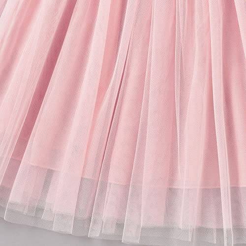 Hopscotch Girls Polyester-Blend Floral Print Casual Dress In Pink Color For Ages 10-11 Years (GOE-4164032)