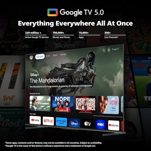 PHILIPS 139 cm (55 inches) 8100 Series 4K Ultra HD Smart QLED Google TV 55PQT8100/94