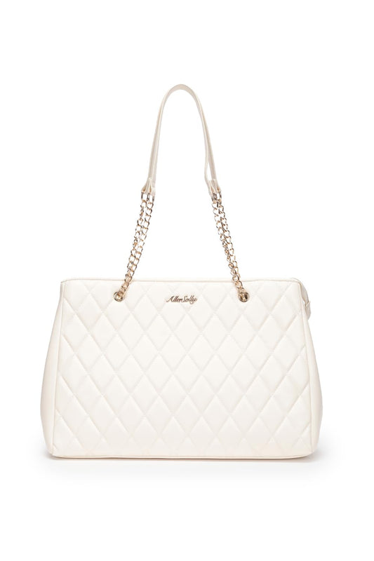 Allen Solly Structured Shoulder Bag with Quilted Detail