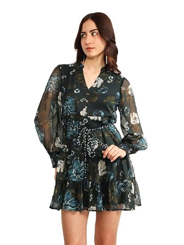 Kazo Spruce Mini Dress (Teal L)
