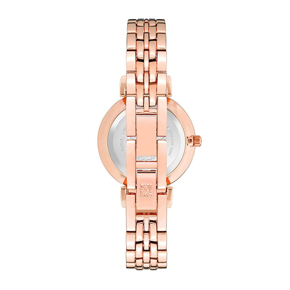 Anne Klein New York Analog Women's Watch - AK3872RGRG (Rose Gold Dial Rose Gold Colored Strap)